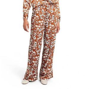 BWT LA LIGNE x Target Wide Leg Floral Trousers Size Small